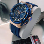 Reloj Curren 8462 Original Pulso Silicon