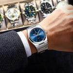 Reloj Poedagar Milan Análogo Acero