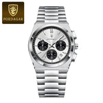 Reloj Poedagar Geneva Cronógrafo Acero