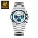 Reloj Poedagar Geneva Cronógrafo Acero