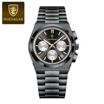 Reloj Poedagar Geneva Cronógrafo Acero