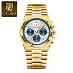 Reloj Poedagar Geneva Cronógrafo Acero