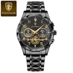 Reloj Poedagar Monaco Cronógrafo Acero