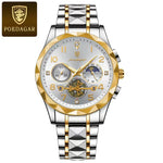 Reloj Poedagar Monaco Cronógrafo Acero