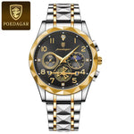 Reloj Poedagar Monaco Cronógrafo Acero
