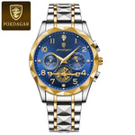 Reloj Poedagar Monaco Cronógrafo Acero