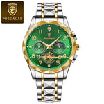 Reloj Poedagar Monaco Cronógrafo Acero