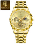 Reloj Poedagar Monaco Cronógrafo Acero