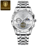 Reloj Poedagar Monaco Cronógrafo Acero