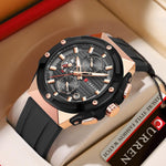 Reloj Curren 8462 Original Pulso Silicon