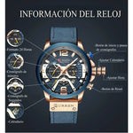 Reloj Curren 8329 Original Pulso Cuero