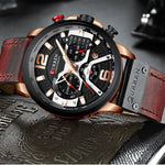 Reloj Curren 8329 Original Pulso Cuero