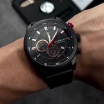 Reloj Curren 8291 Original Pulso Cuero