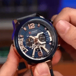 Reloj Curren 8329 Original Pulso Cuero