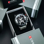 Reloj Curren 8329 Original Pulso Cuero