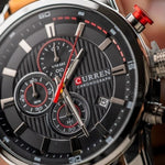 Reloj Curren 8291 Original Pulso Cuero