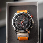 Reloj Curren 8291 Original Pulso Cuero