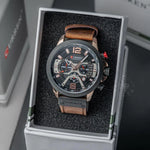 Reloj Curren 8329 Original Pulso Cuero